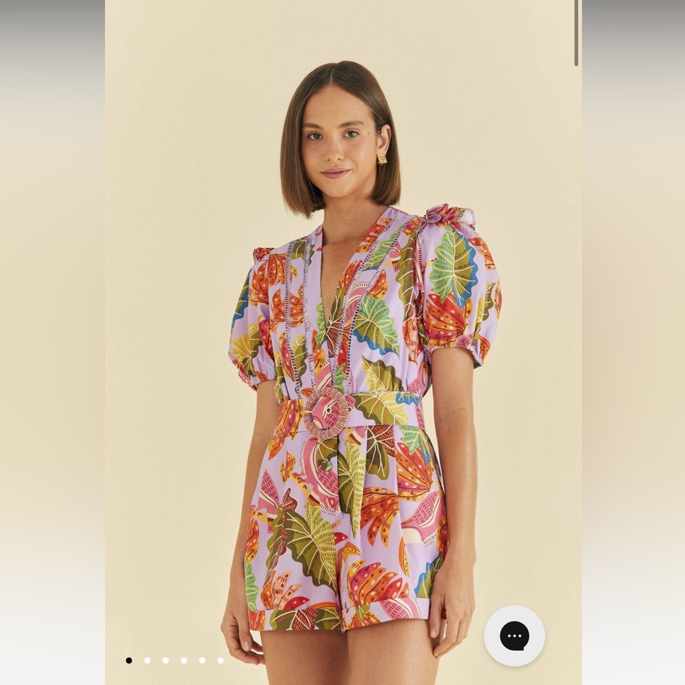 NWT Farm Rio Beaks & Bananas Romper